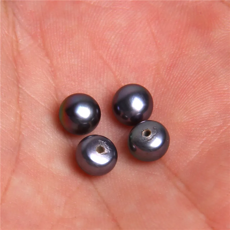 AAA бусины из черного натурального жемчуга для рукоделия изготовление ювелирных