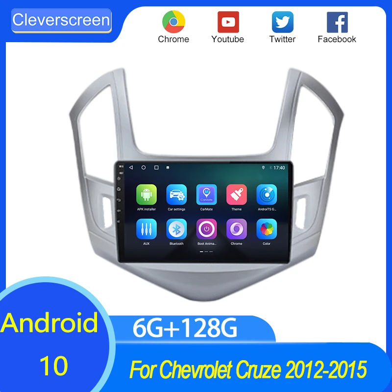 

Android Auto Radio For Chevrolet Cruze 2012-2015 Android 10.0 6G+128G Car Radio Multimedia Player GPS Track Carplay no 2din dvd