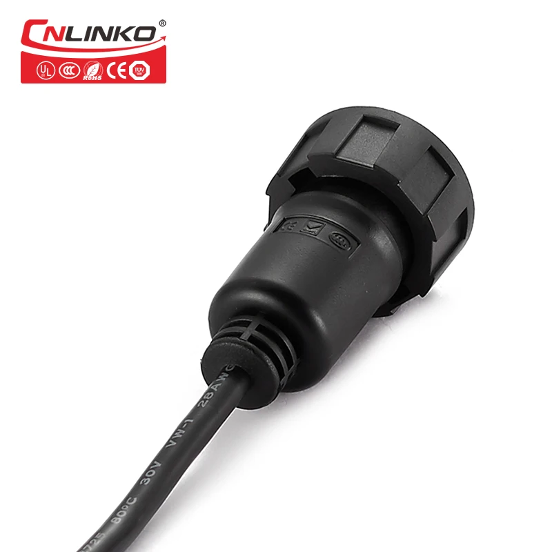 CNLINKO круглый байонет IP67 Водонепроницаемый 230 В USB 3 0 соединитель тип A штекер