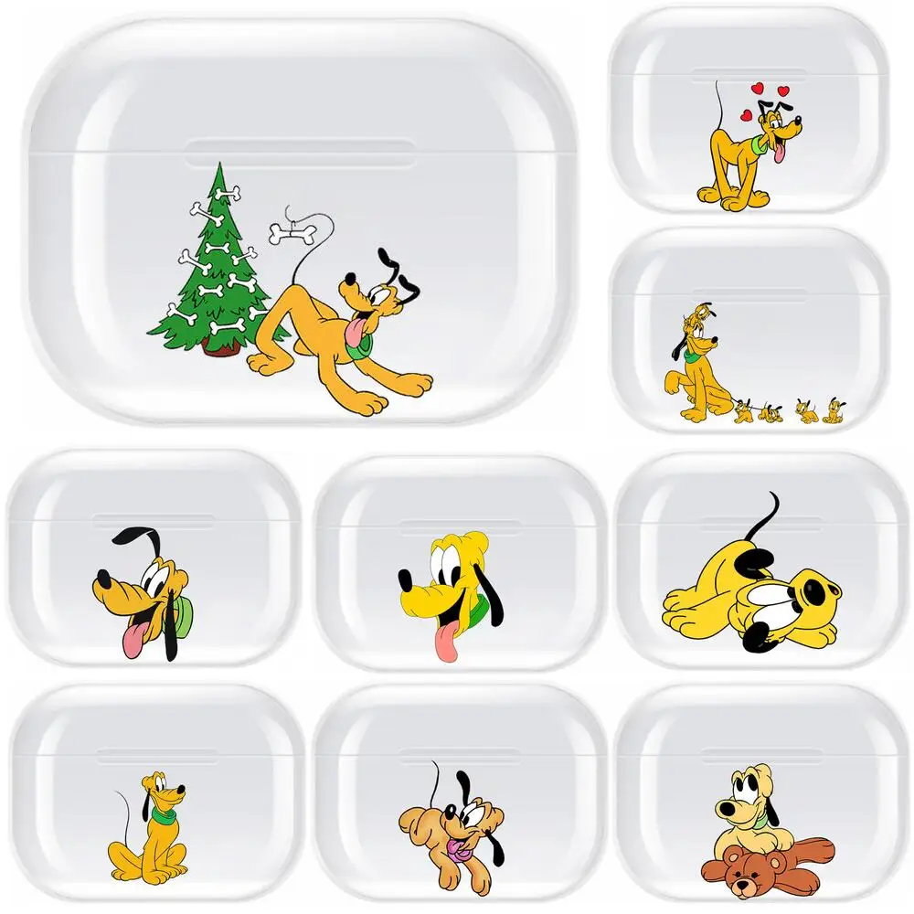 

disney Pluto Transparent TPU Case For Airpods Pro 3 Case Silicone Headphone Accessories Air Pods 3 Apple Protective
