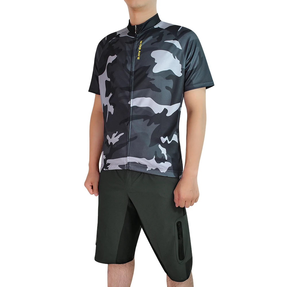 Мужской трикотажный комплект WOSAWE летняя одежда для горных велосипедов