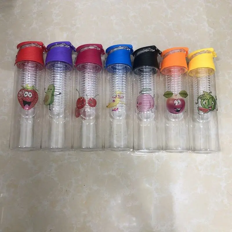 800 мл фруктовый инфузер бутылка для воды посуда напитков логотип на заказ