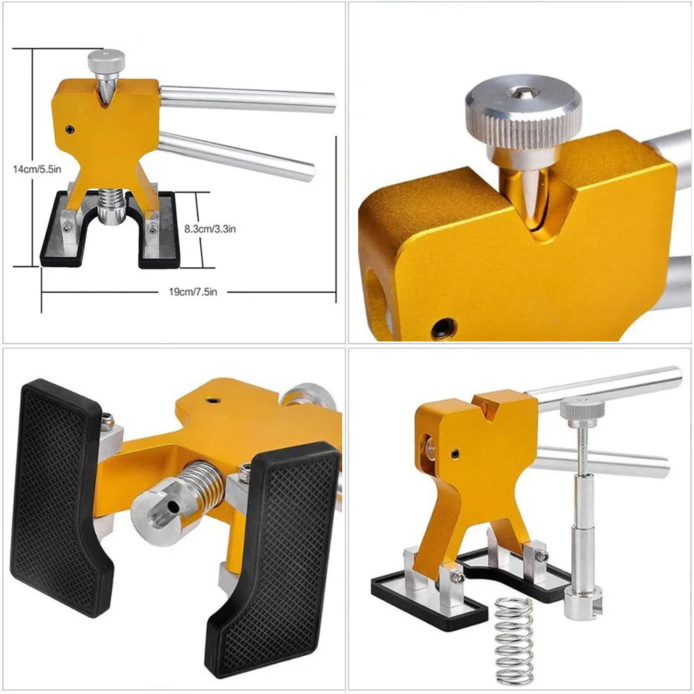 OUTILS SANS PEINTURE DE RÉPARATION DENT ENSEMBLE GOLDEN LIFTER COLLE ONGLETS AUTO CARROSSERIE |