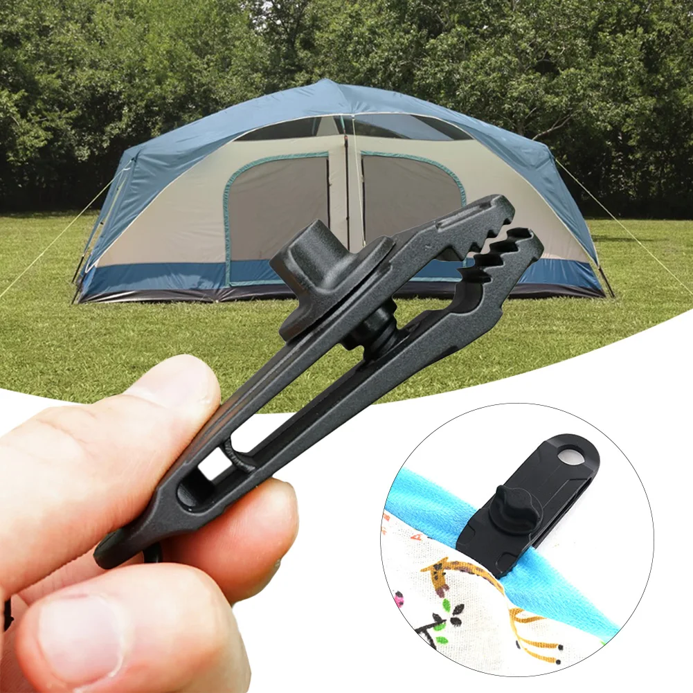 

Tent Clip Adjustable Plastic Heavy Duty Windproof Tent Clip Reusable Outdoor Tarpaulin Clips For Activities Camping Canopy Clip