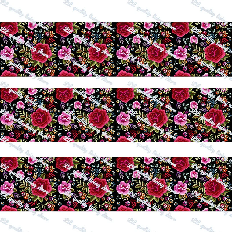 

flower printed grosgrain ribbon 22mm 25mm 38mm Gift Bow Craft Wedding Party Supplies Silk Sewing Accessories Fabric 50 yards