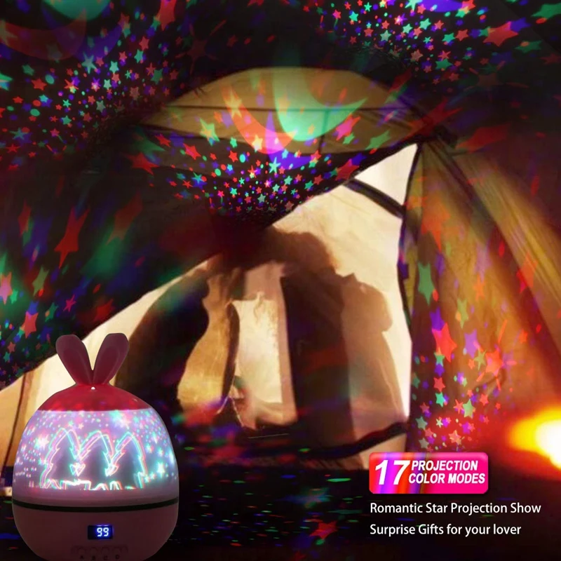 

Night Lights for Kids with Timer, Star Projector Bedroom Sleep Light