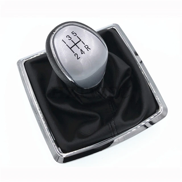 5-скоростная ручка с кожаным чехлом для Ford Focus 2 MK2 2005 2006 2007 2008 2010 2011 2012 | Автомобили и