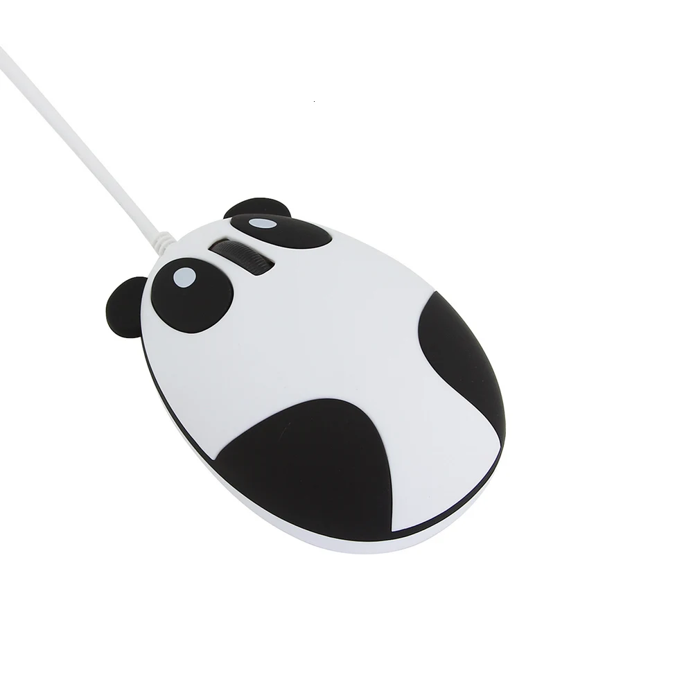 CHYI, проводная мышь с пандой, эргономичная, 1600 dpi, USB кабель, Kawaii, аниме, кунг-фу, панда, медведь, кошка, оптическая игровая мышь для ПК, ноутбука, рабочего стола