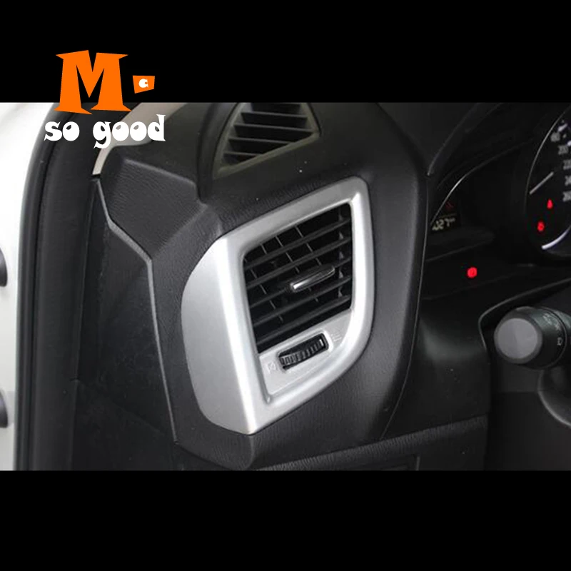 

Trim Car Interior Accessories Sticker Shell ABS Matte for Mazda 3 Axela 2017 2018 Car Left and Right Air Outlet Vent Frame Cover