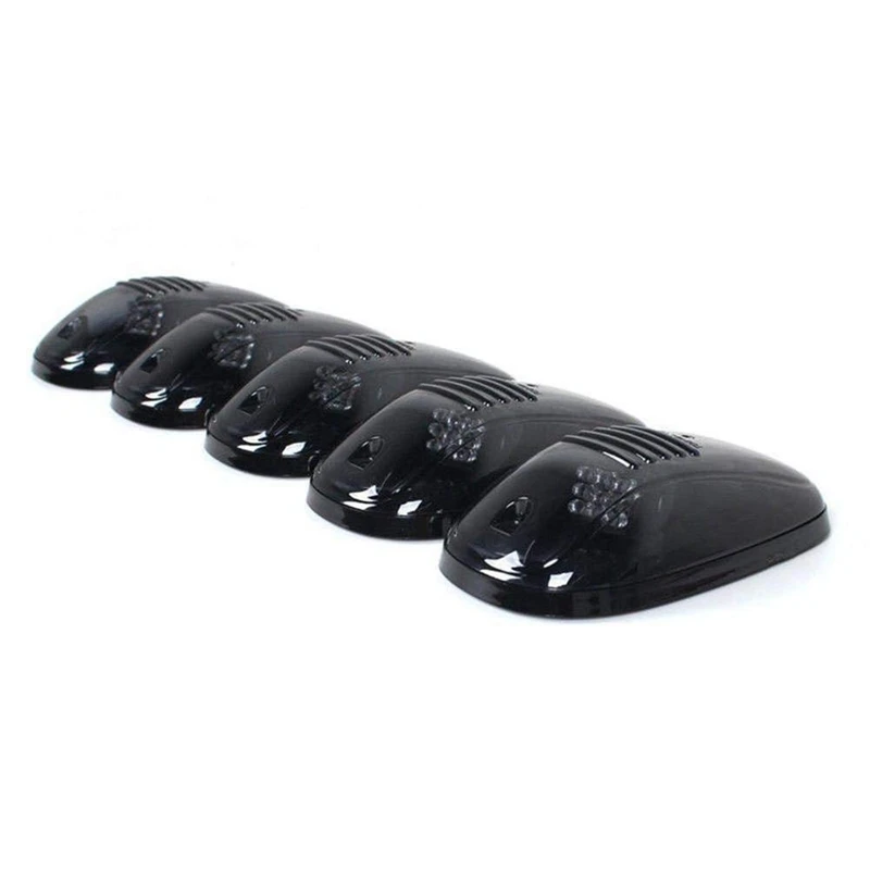 

5Pcs 12-LED Car Cab Roof Marker Lights for Truck SUV LED DC 12V Black Smoked Lens Lamp Car External Lights