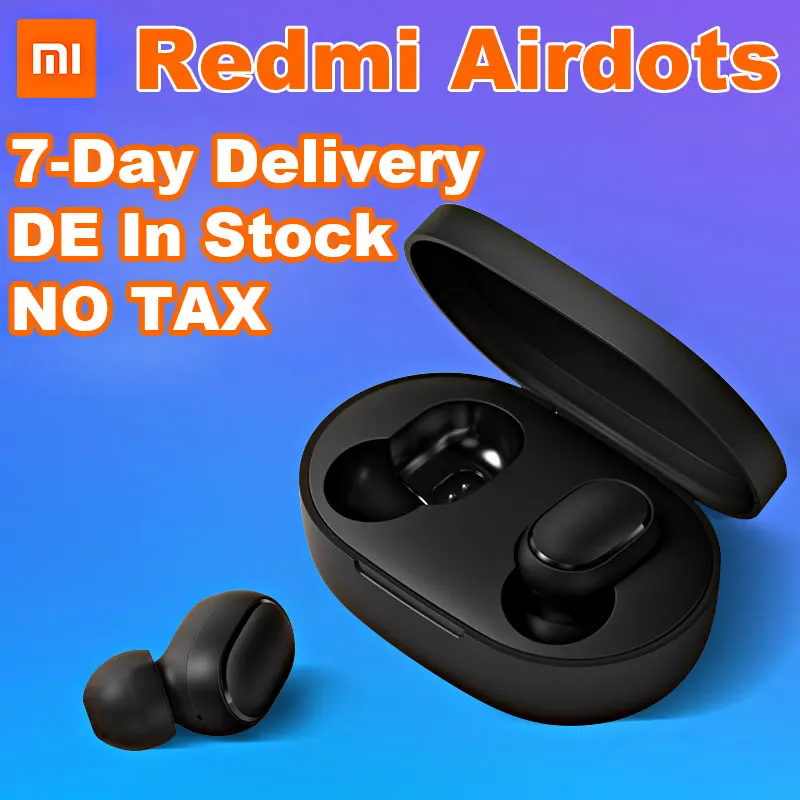 Xiaomi Redmi Airdots TWS Bluetooth наушники стерео бас BT 5 0 Eeadphones с микрофоном свободные AI