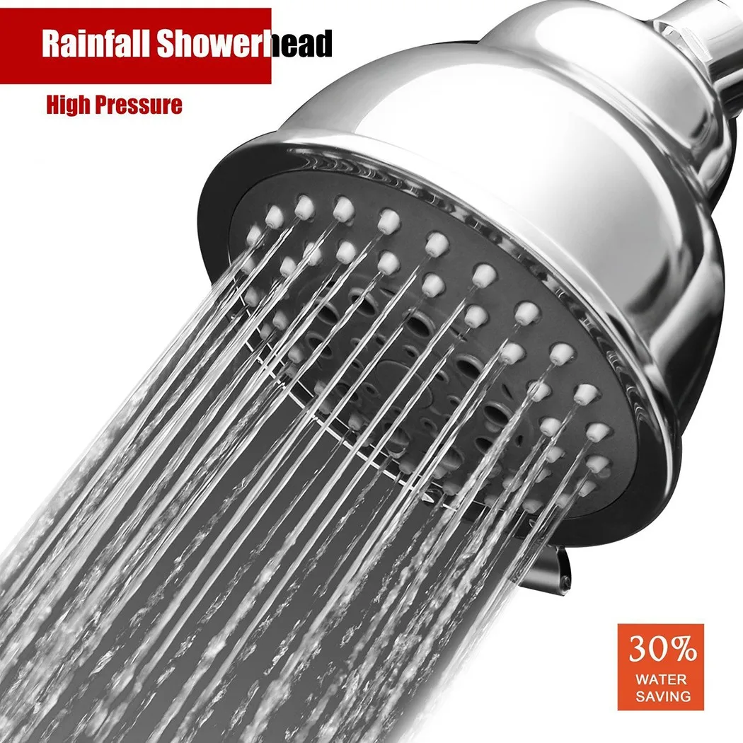 

Water-Saving Shower Head 30 Degrees Free Angle 4 Inch Bathroom Accessory