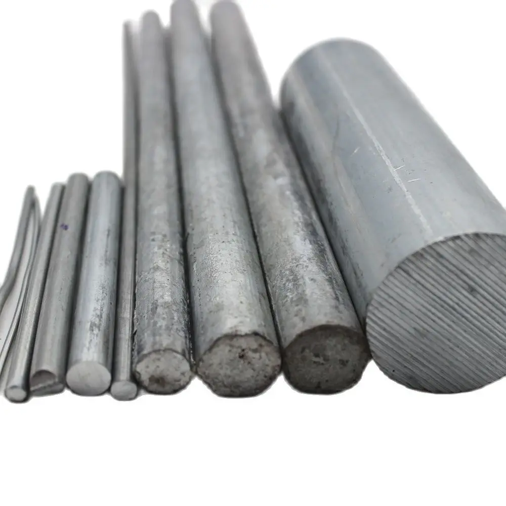 

Стержни из чистого цинка, чистота Zn 99.5%, Анодное металлическое покрытие, круглый стержень