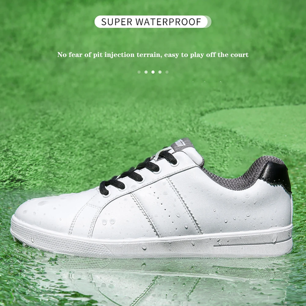 PGM Golf Shoes Ladies Waterproof Rubber Non-Slip Nails Wear-Resistant Breathable Out Cotton Lining Golf Training Sneakers XZ187