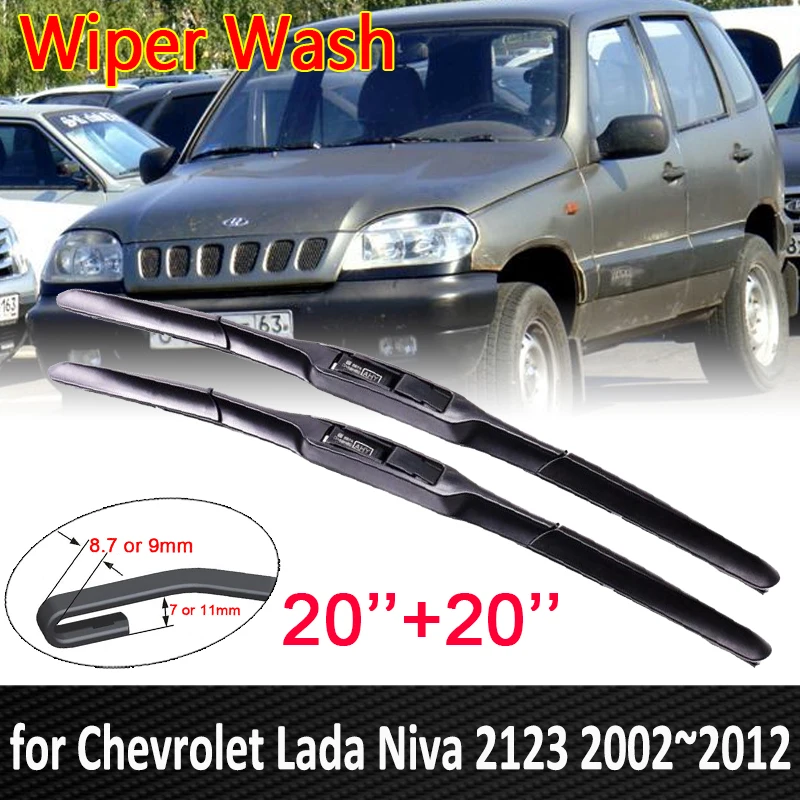 

Car Wiper Blade for Chevrolet Lada Niva 2123 2002~2012 2003 2004 2005 2009 2010 2011 Front Windscreen Wipers Car Accessories