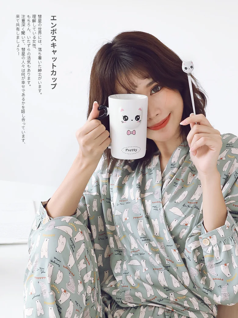 Чашка для пары креативная Милая офисная чашка домашняя кофейная керамическая