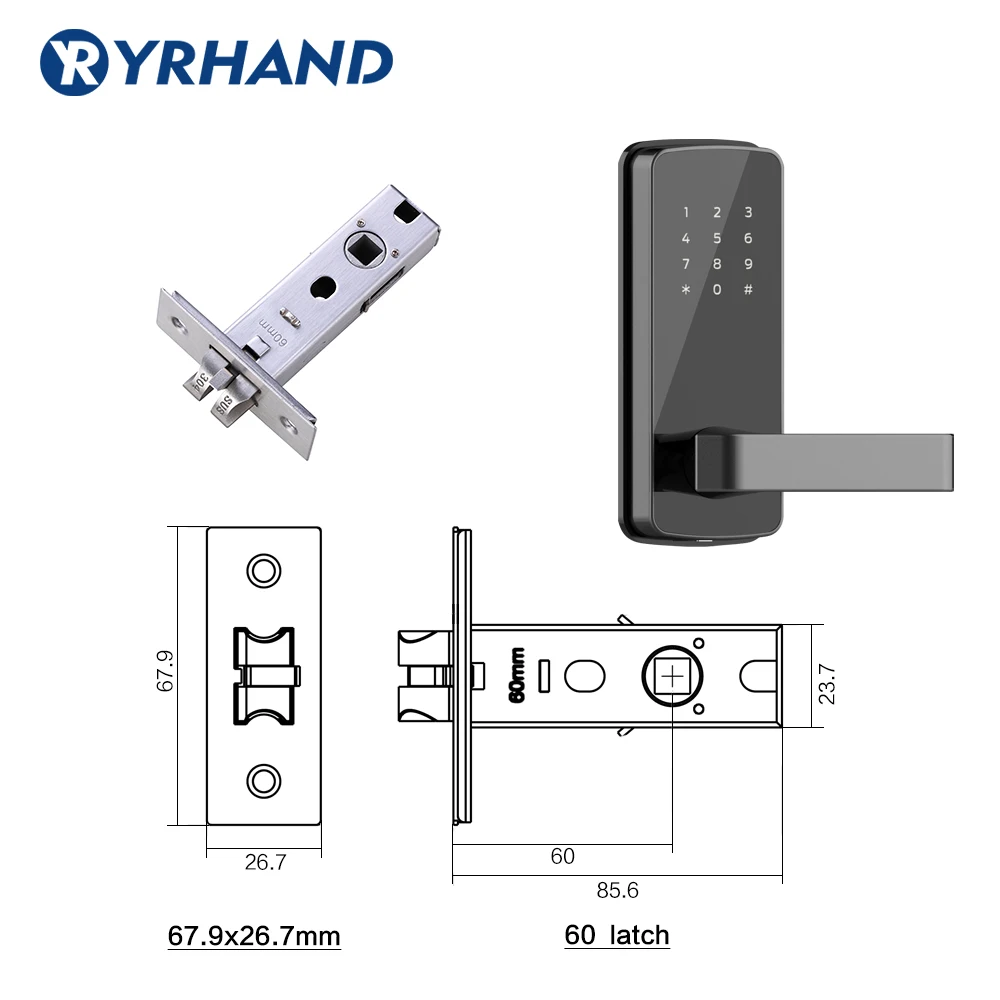 Электронный дверной замок без ключа Умный Замок приложение карта RIFD Bluetooth цифровой дверной замок для дома и квартиры безопасности