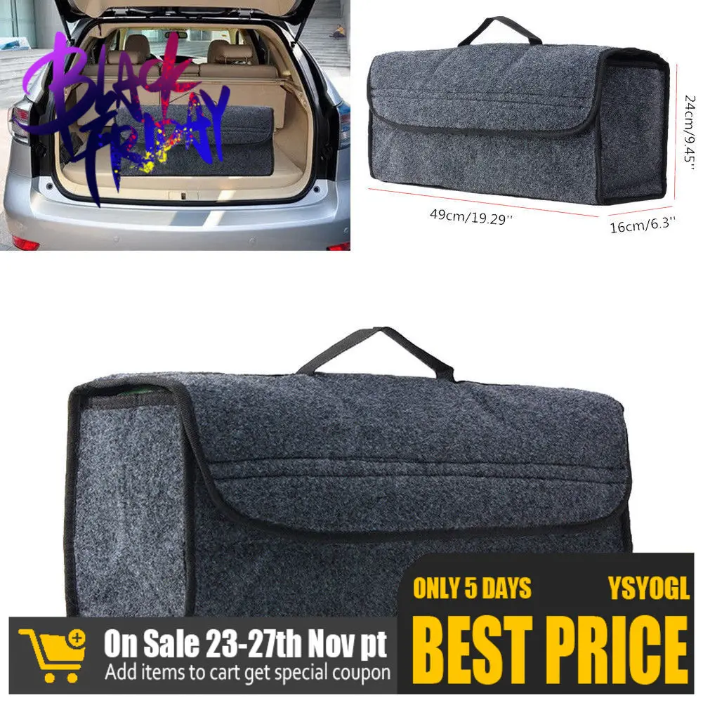 Новый стиль большой Противоскользящий Автомобильный багажник органайзер для