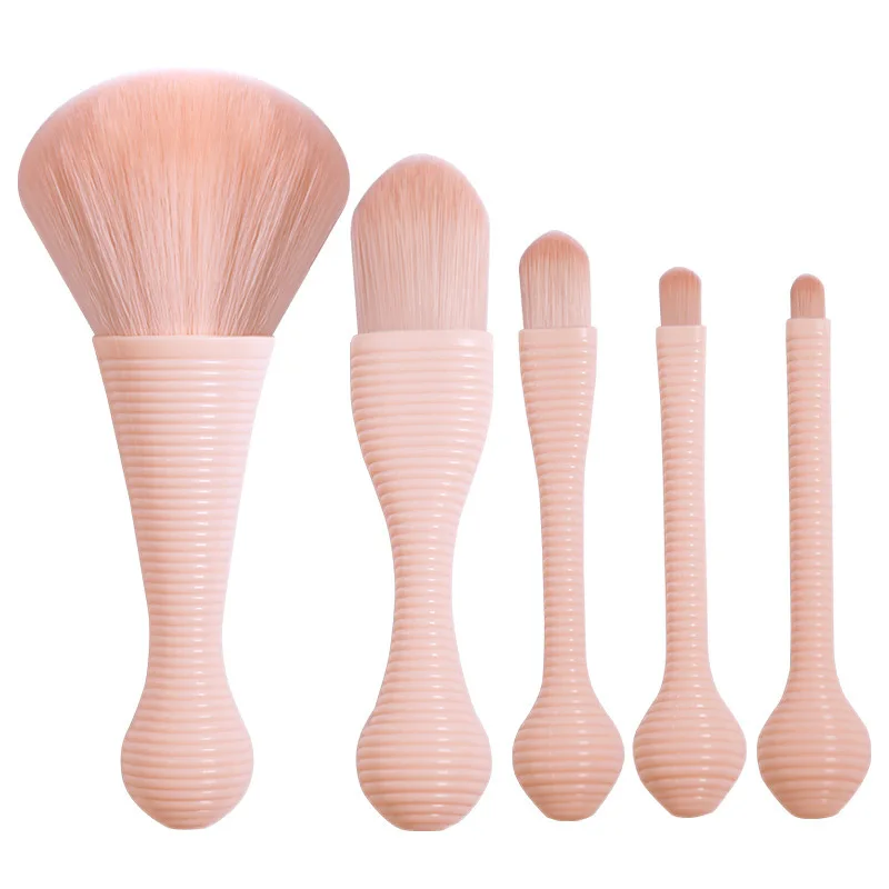 

5PCS/SET Multifunctional Facial Makeup Brushes Set Eye Shadow Foundation Blush Brush Make Up Brush Tool brush storage holder