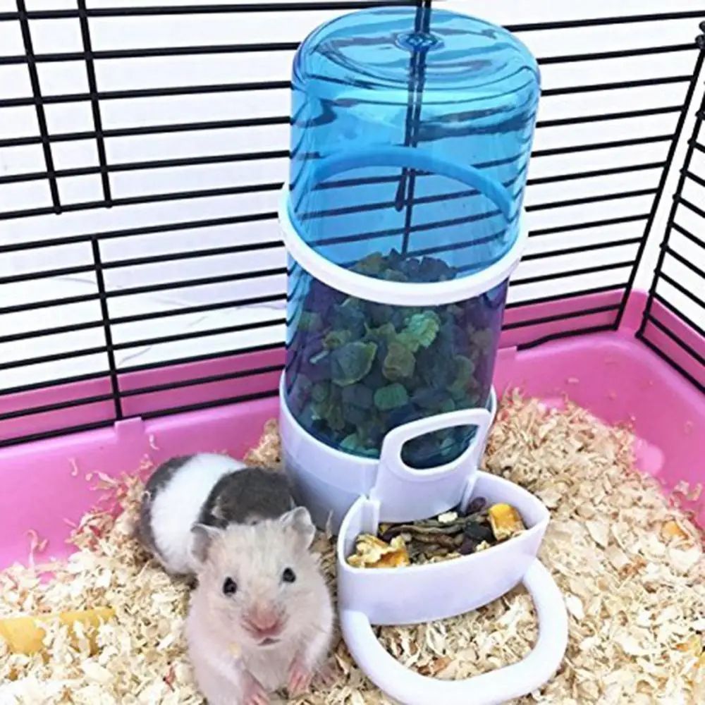 

Automatic Pet Bird Hamster Feeder Cage Water Dispenser Drinker Feeding Bowl