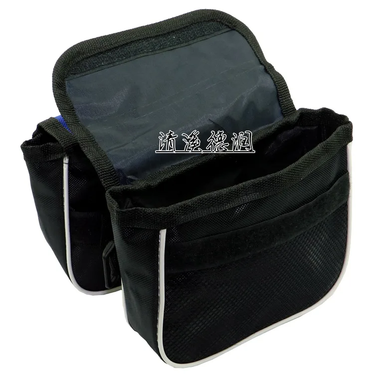 

Motorcycle Riding Package Bag Mountain Bike Front Beam Bicycle Upper Tube Saddle Bag Bilateral 3in1 Package Universal