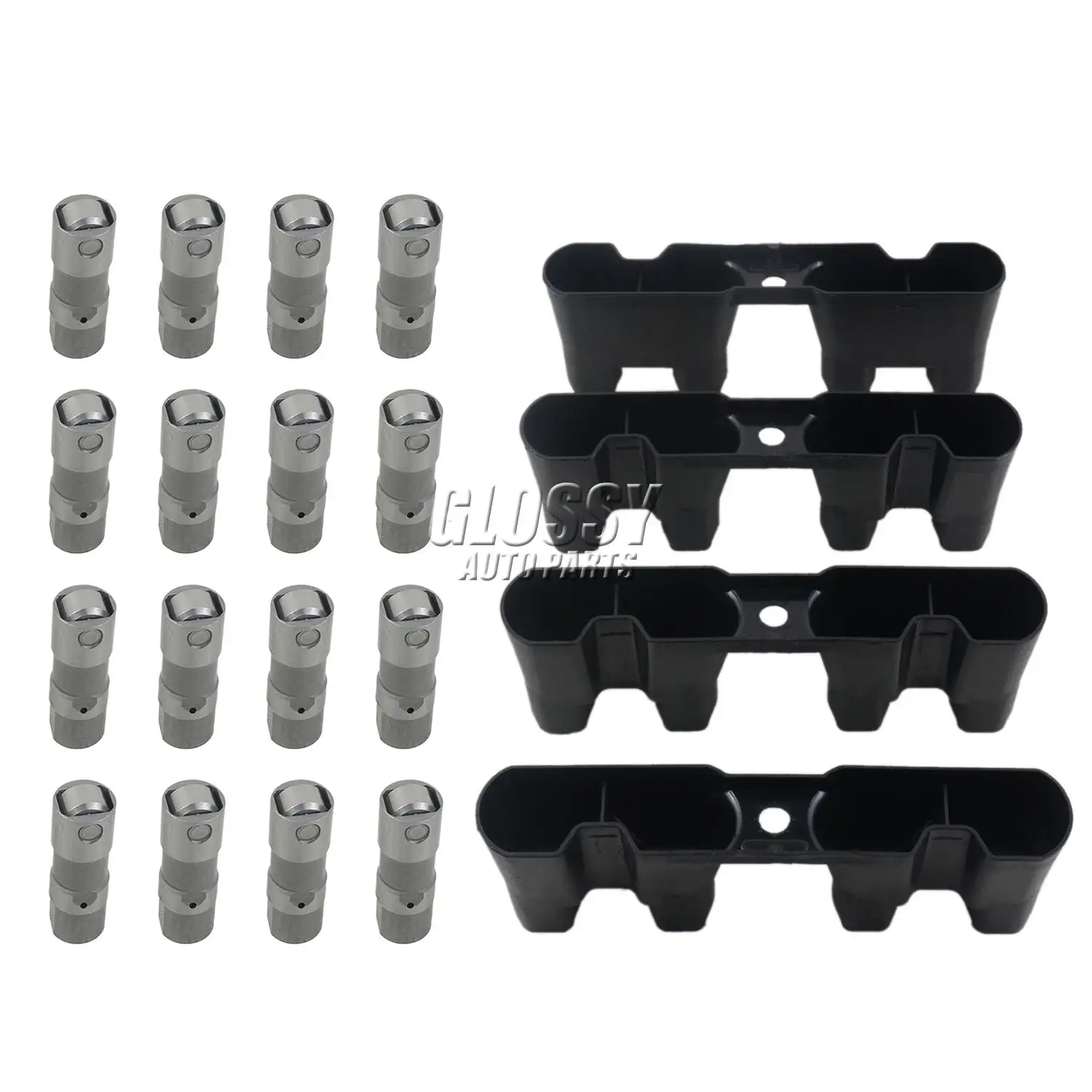 

AP02 New LS7 LS2 For 16 GM Performance Hydraulic Roller Lifters & 4 Guides 12499225 HL124