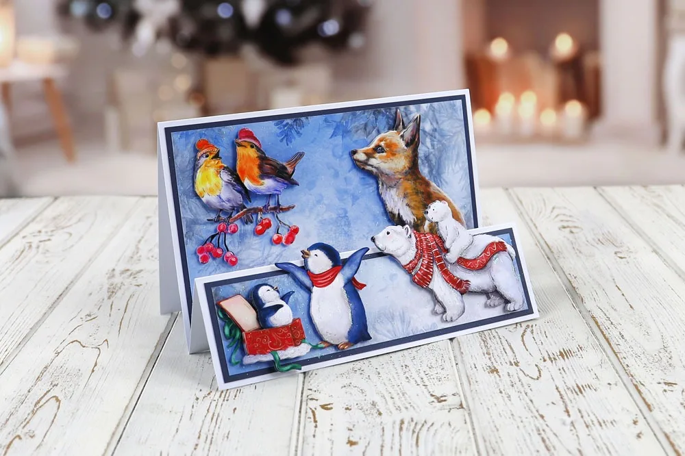 

Christmas Cuddles Polar Bear Die Cutting Dies Scrapbook Diary Decoration Stencil Ebossing Template DIY Greeting Card Albums