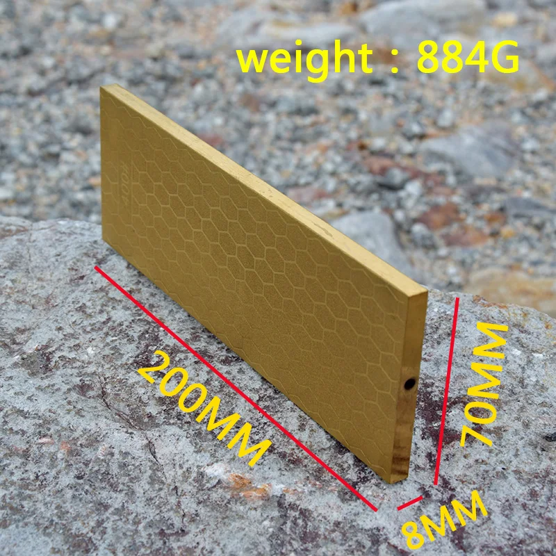 

new arrival Titanium plating professional knife sharpener 400 1000 grit sharpening stone angle guide 304 stainless steel base