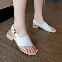 2021 summer new fashion all match sandals female large size platform high heel sandals