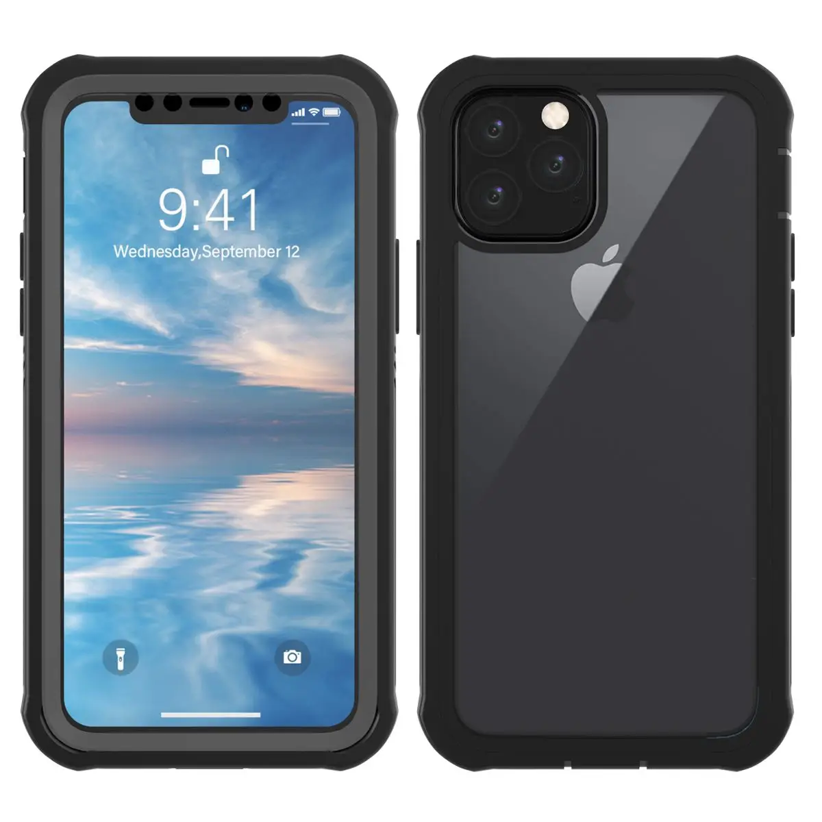 Водонепроницаемый чехол для iPhone 11 11 Pro Max, прозрачный чехол с защитой на 360 градусов, спортивный противоударный чехол для iPhone 11 XI чехол