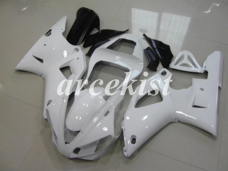

4 Free Gifts New ABS Motorcycle The complete Fairings Kit Fit for YAMAHA YZF - R1 2000 2001 00 01 Custom All white bright