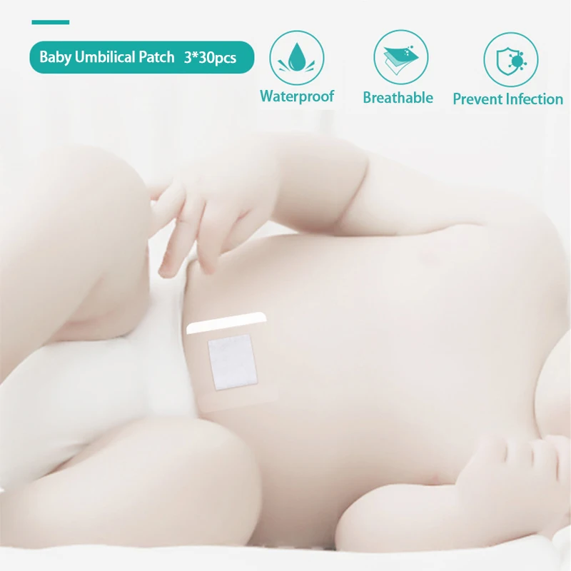 Стикер для пупка купания новорожденных водонепроницаемый дышащий стикер