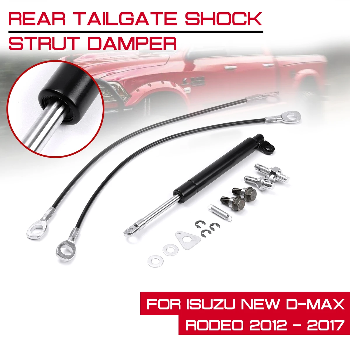 

Car Rear Trunk Tailgate Boot Gas Shock Lift Struts for Isuzu New D-MAX Rodeo 2012 - 2017 Support Rod Arm Strut Bars