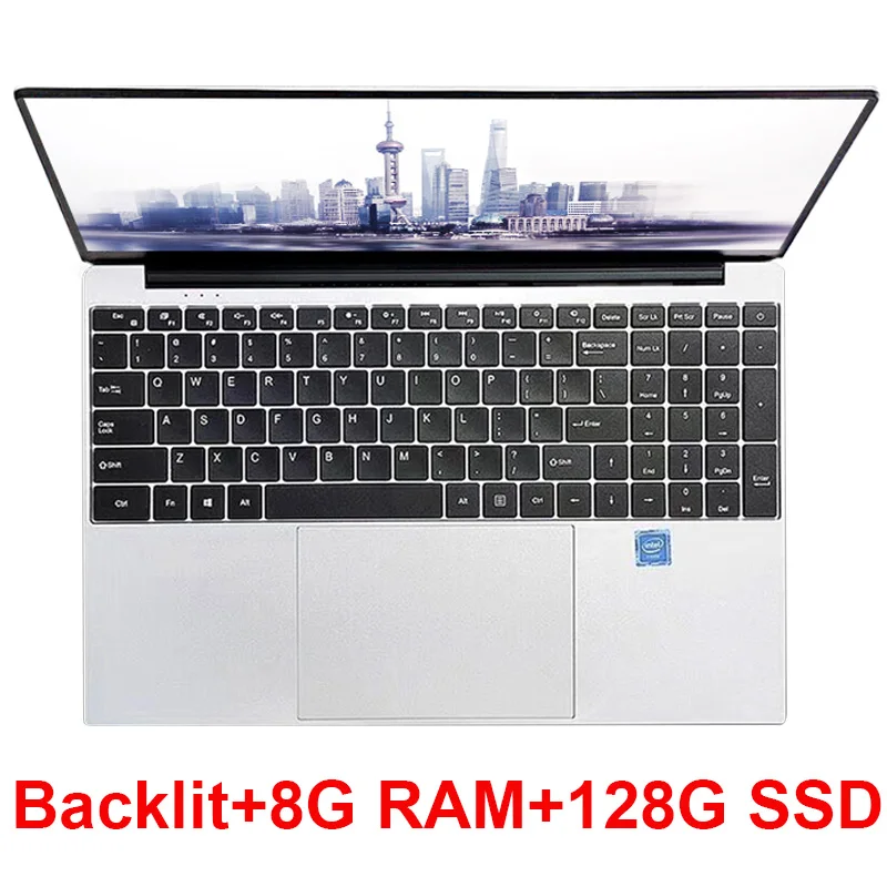 8G RAM 128G SSD 15,6 дюймовый ноутбук Intel i7 8 ГБ ОЗУ 1 ТБ 512G 256G 128G 64G SSD 1080P Windows 10 клавиатура с подсветкой Двухдиапазонная WiFi Игровые ноутбуки - Цвет: 8G RAM 128G SSD