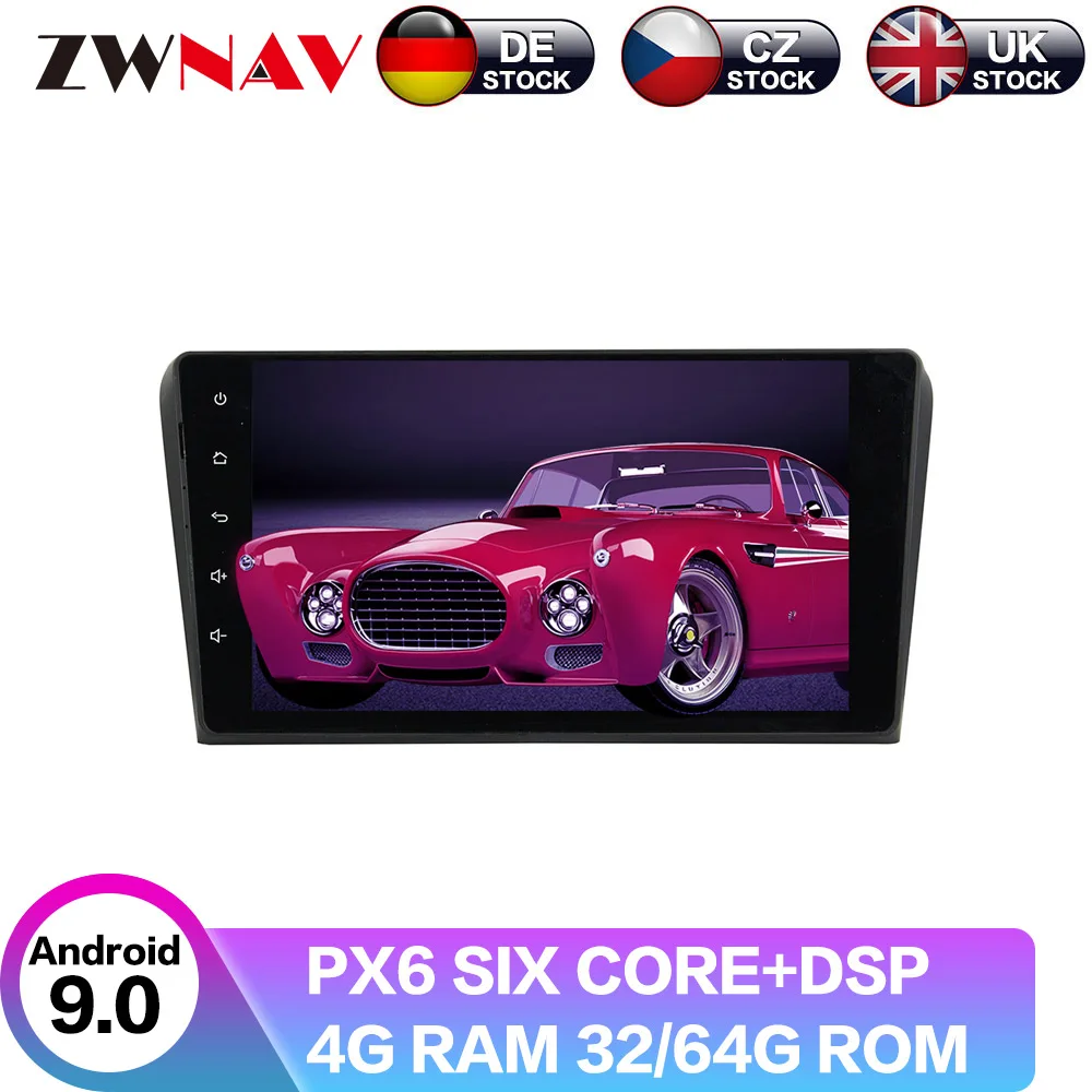 Android 9 8 Core с DSP для MAZDA 3 2010 + Автомагнитола видеоплеер мультимедийный GPS навигатор