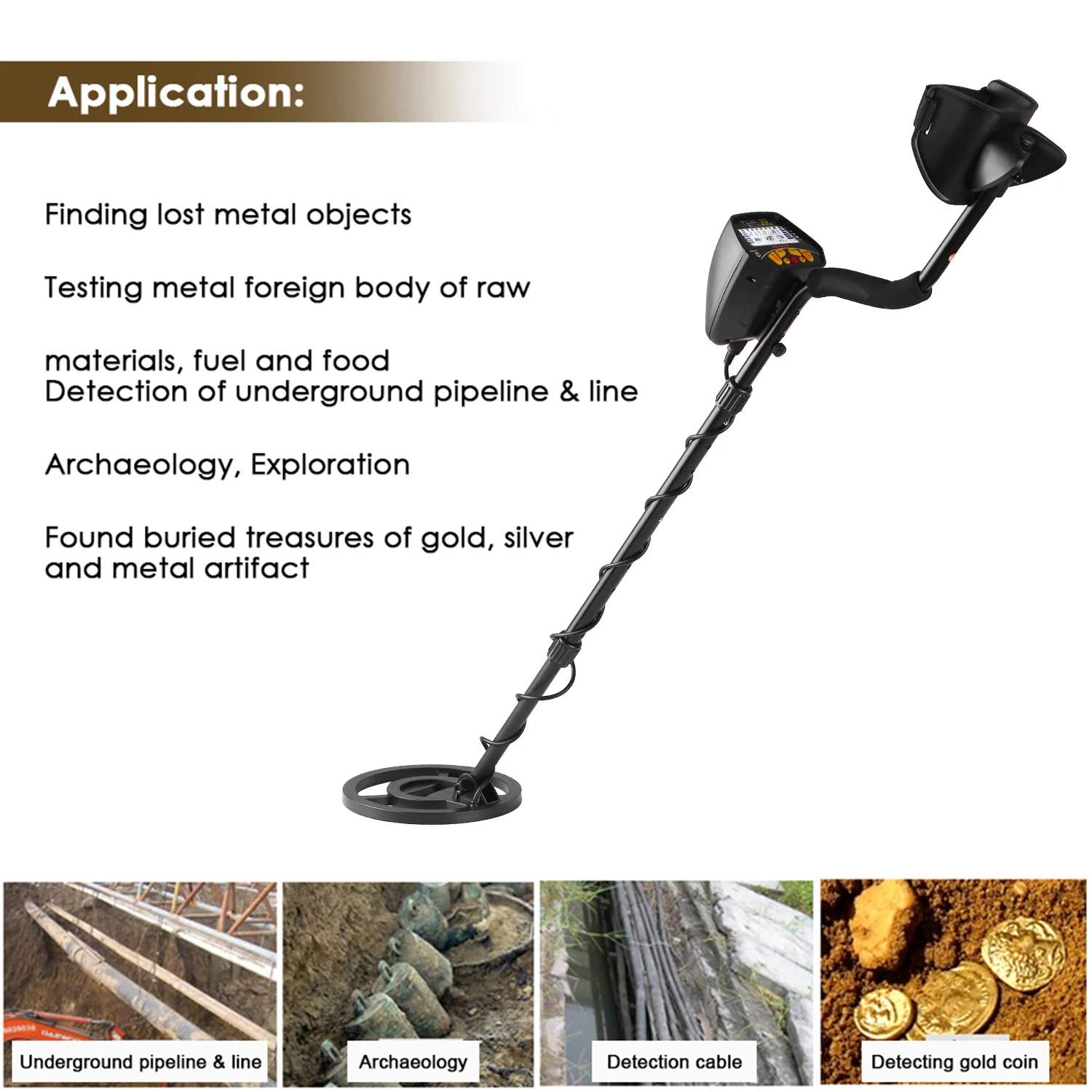 Металлоискатель Подземный детектор металла золота искатель сокровищ Охотник с