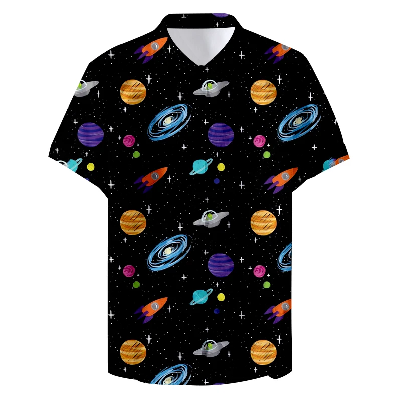 2021 Summer Fashion Hombre Casual Short Sleeve Man Casual Shirt