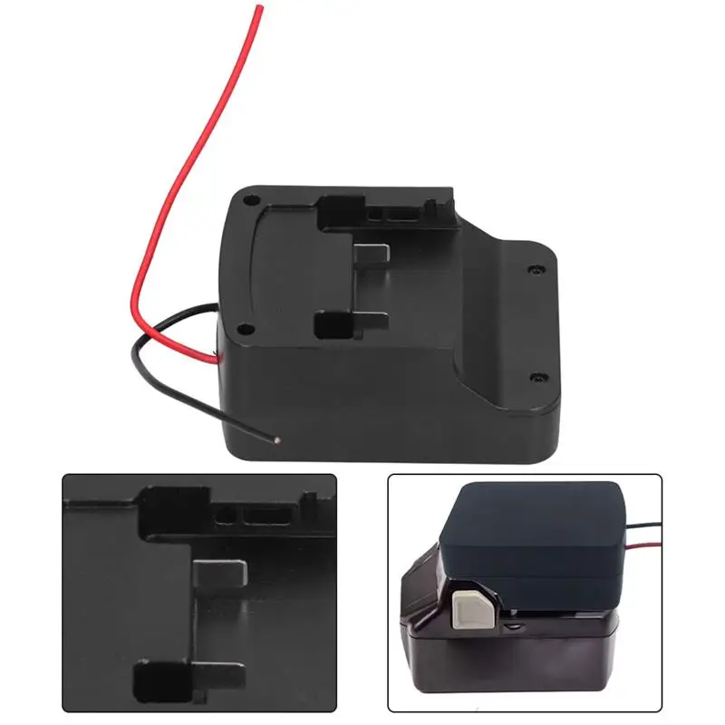 

Adapter Battery Adjustable DIY Lithium Ion Battery Base Dock Output Adapter For HITACHI 18V Power Adapter​​ Home DIY Accessories