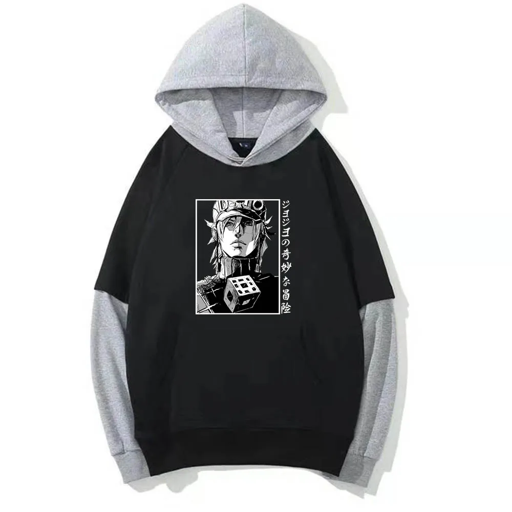 

Jojo Bizarre Adventure Graphic Print Sweatshirt Winter Streetwear Unisex Casual Oversized Sweatshirt
