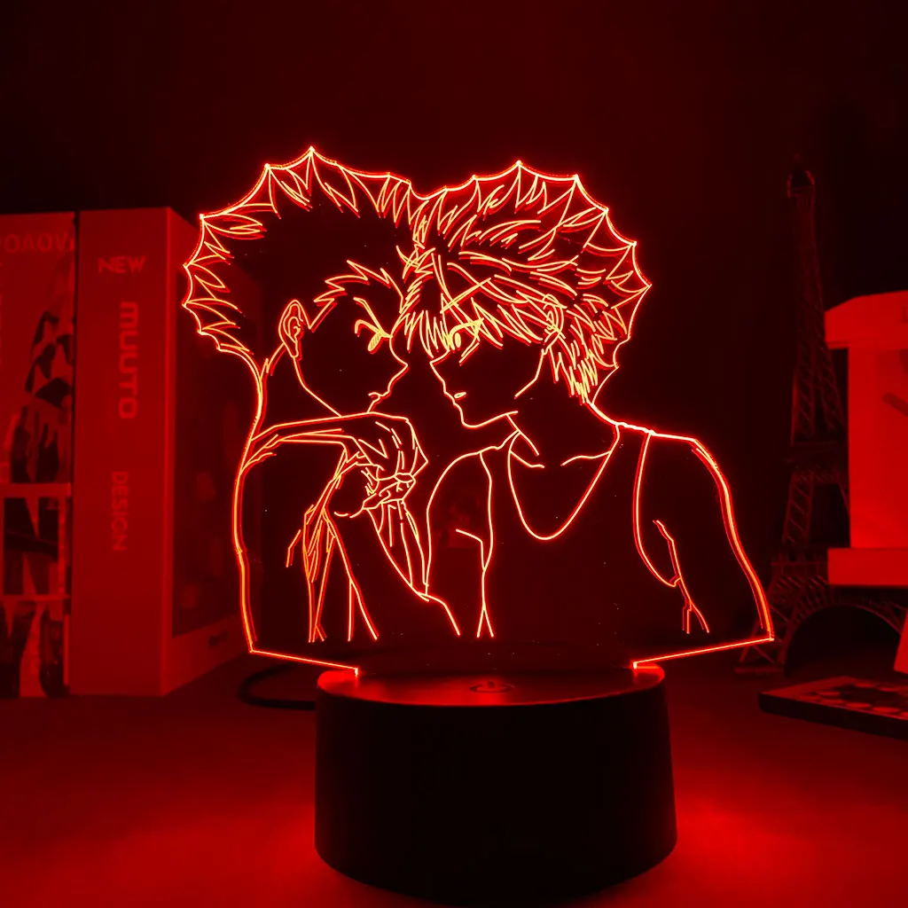 

Anime Lamp Gon Freecss Hunter X Hunter Led Night Light for Bedroom Decor Light Kids Child Birthday Gift Killua Light