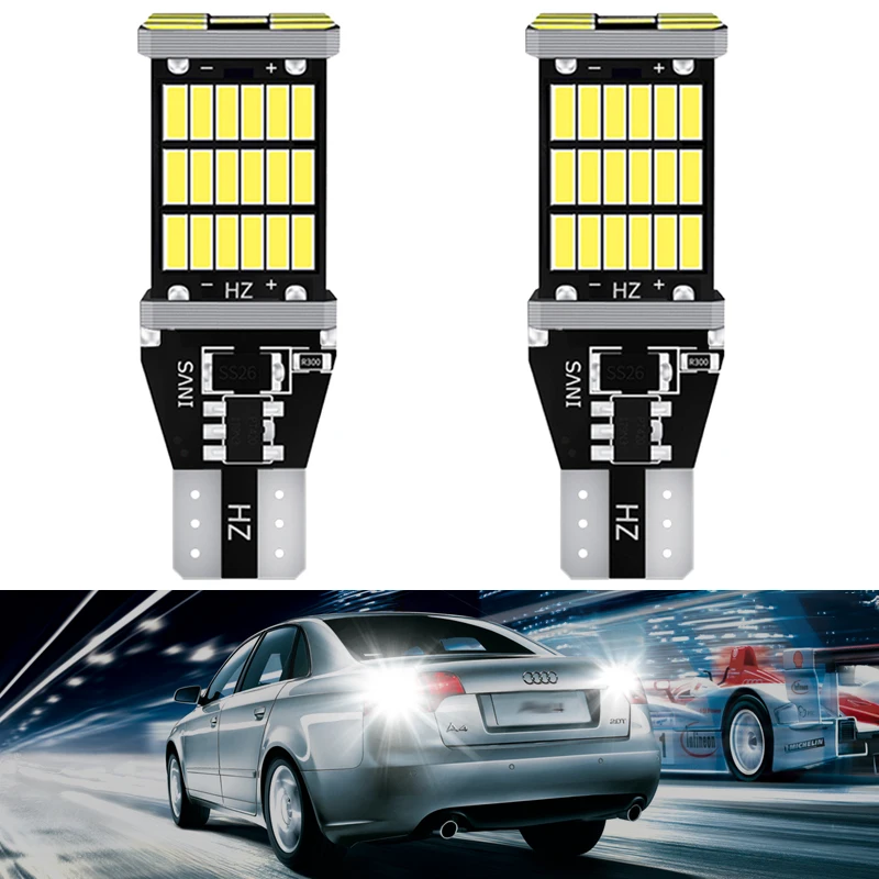 Светодиодный светильник Canbus T15 W16W 2 шт. для Alfa Romeo 159 147 156 Giulietta Mito без ошибок 921 912 T16 |