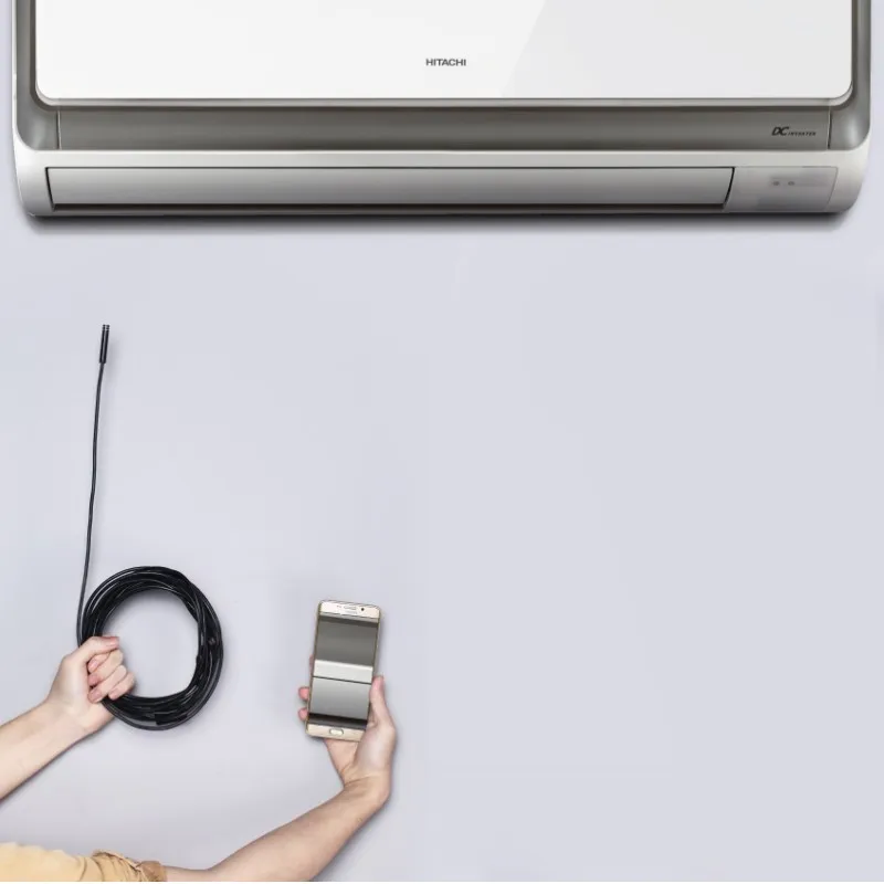 Эндоскоп водонепроницаемый 8 светодиодов 3 м мм 720P HD | Безопасность и защита