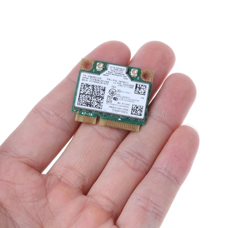 Intel беспроводной 7260HMW Bluetooth 4,0 BN WiFi NGFF Wlan карта 300M 04X6011 04W3815 для lenovo Thinkpad
