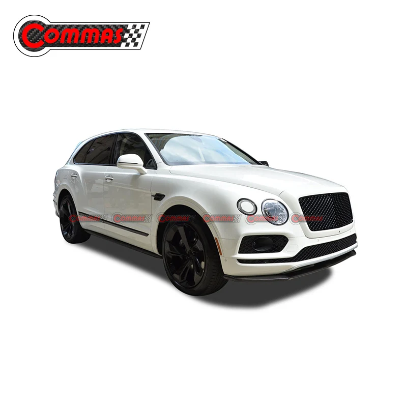 

Real Carbon Fiber Bodykit for Bentley BENTAYGA W12 front lip spoiler rear diffuser body kit Auto Styling