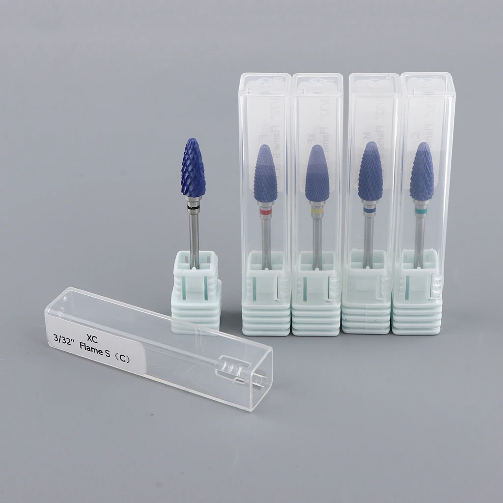 

5Pcs 3/32" Ceramic Electric Nail Drill Bits Manicure Pedicure Replacement