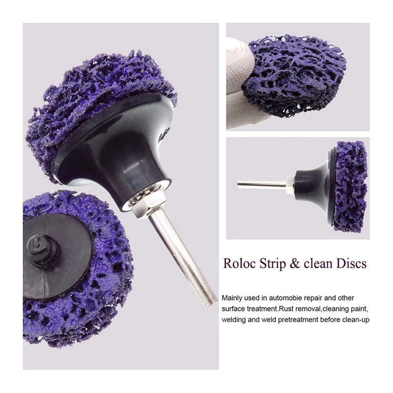 

15Pcs 2 Inch Strip Disc for Angle Grinders-Removes Rust,Strips Paint, Cleans Welds Rust Removal Wheel Grinding Wheel