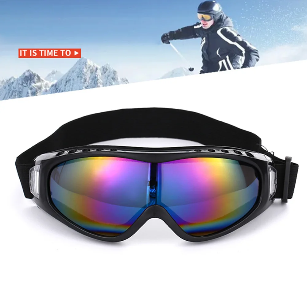 Новые уличные лыжные очки для сноуборда, солнцезащитные очки, очки с защитой от ультрафиолета, ветрозащитные спортивные очки для мужчин и ж...