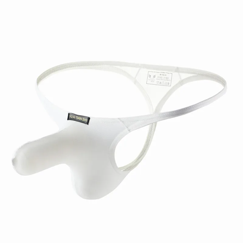 6PCS Men Sexy Thong Underwear JockStraps Erotic Lingerie Long Bulge Pouch Elephant Nose Bikini Thongs G-strings Gay Male Panties