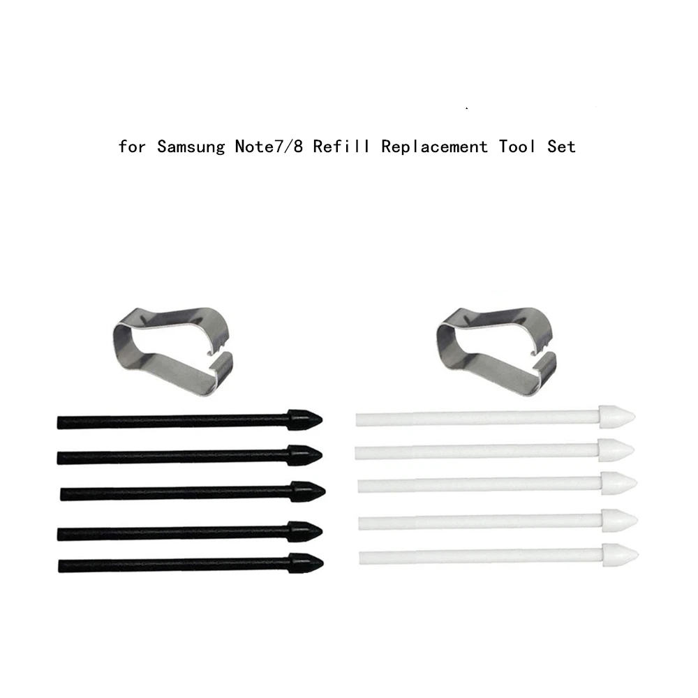

Suitable for Samsung Note7/8 Refill Replacement Tool Set,Replacement nib for S Pen (black ,White)