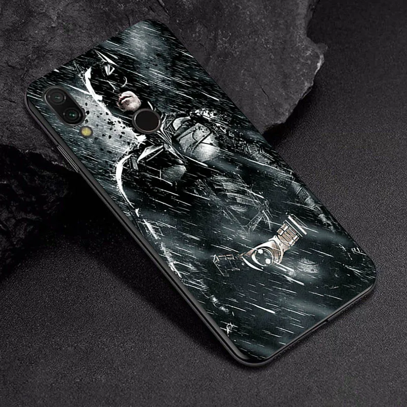 TPUBLK538 Черный ТПУ чехол для телефона Marvel для Xiaomi Redmi Note 7 6 8 Pro Чехол для Xiaomi Redmi 5 Plus задняя крышка Fundas Redmi 6A 7A 5A чехол - Цвет: TPUBLK538
